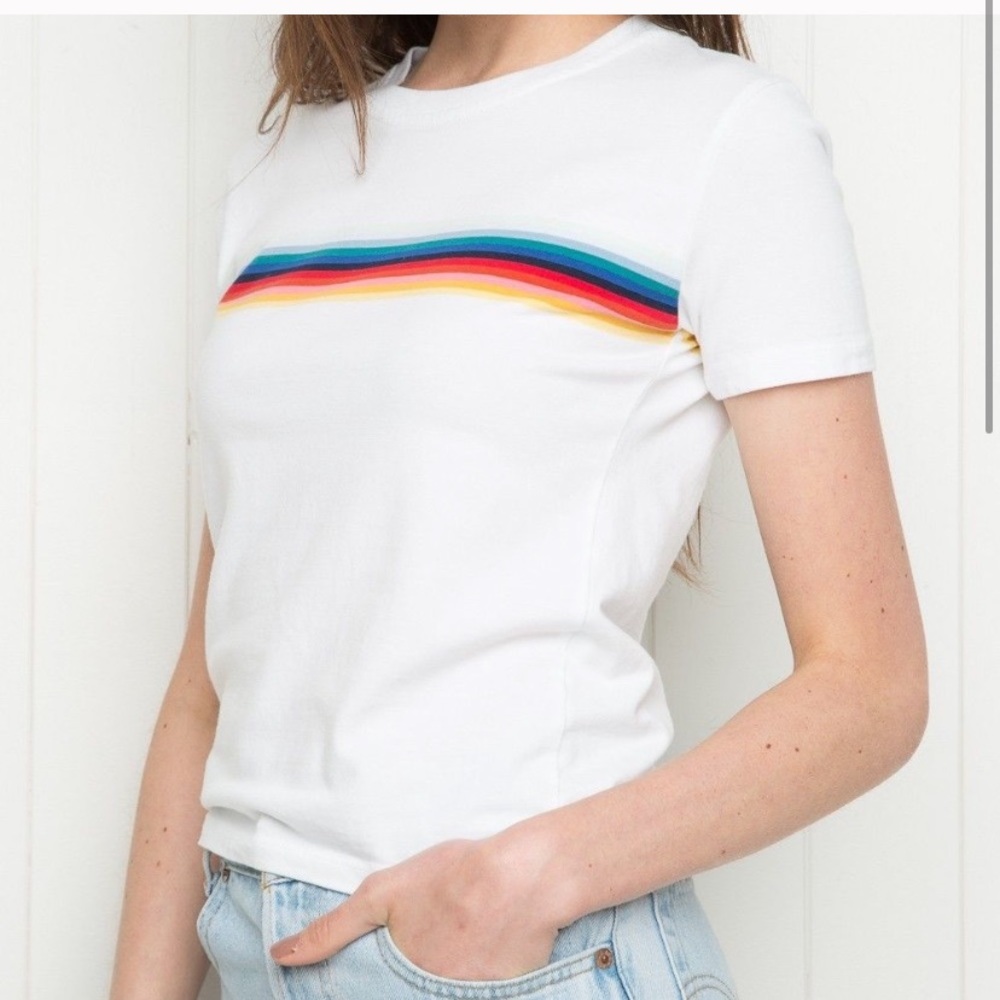 Brandy Melville Rainbow Tee